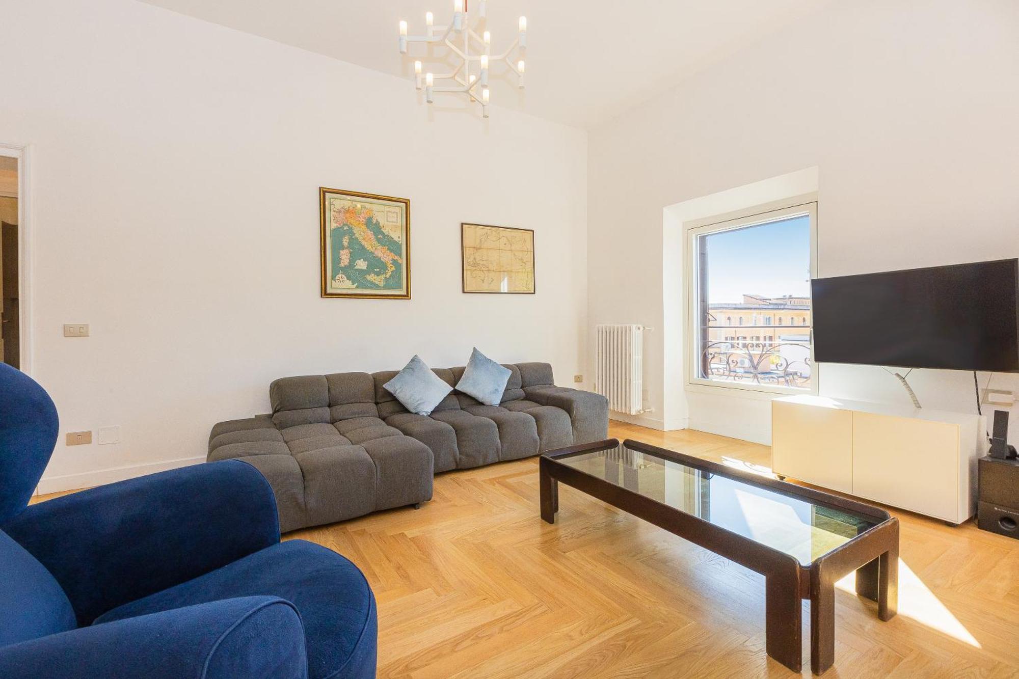 Giulio Cesare Penthouse Rental In Рим Екстер'єр фото
